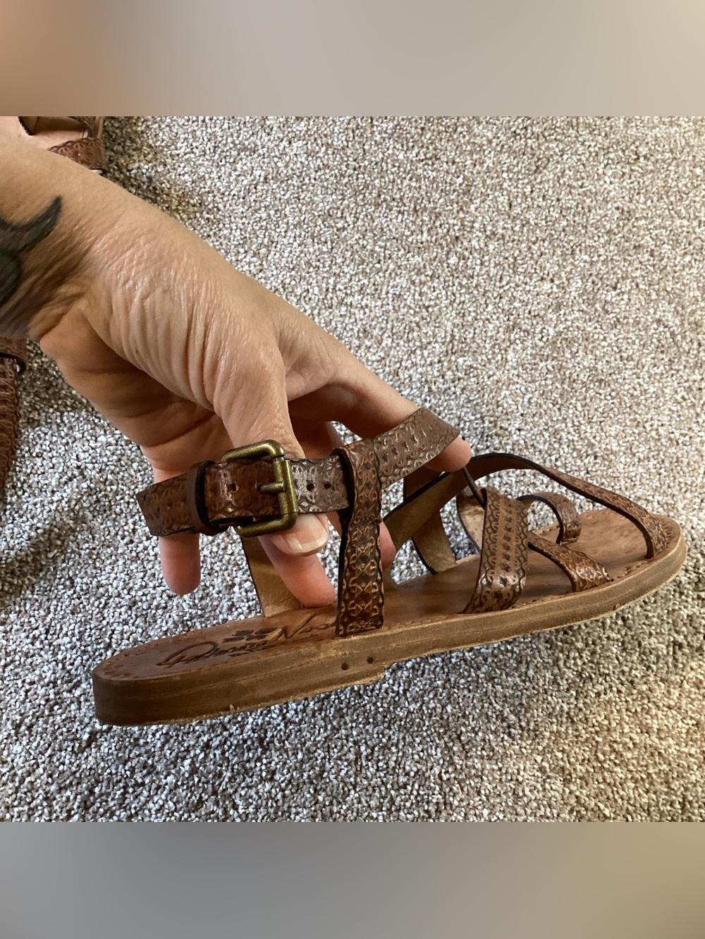 Patricia Nash Enrica Leather Sandals - Picture 6 of 6